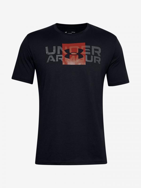 Box Logo Wordmark Triko Under Armour Černá