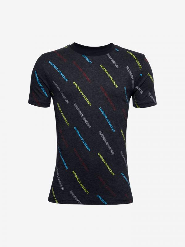 Live Multi Wordmark Triko dětské Under Armour Černá
