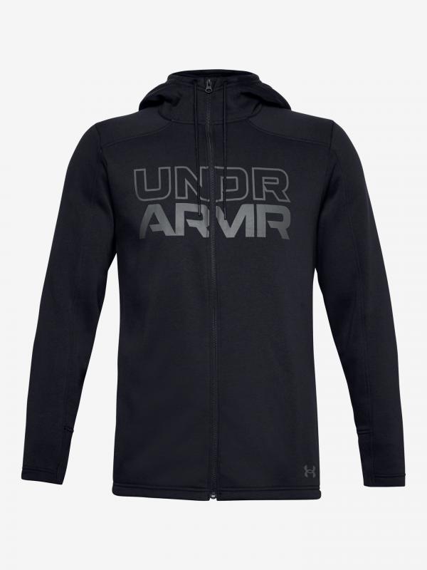 Baseline Fleece Full Zip Mikina Under Armour Černá