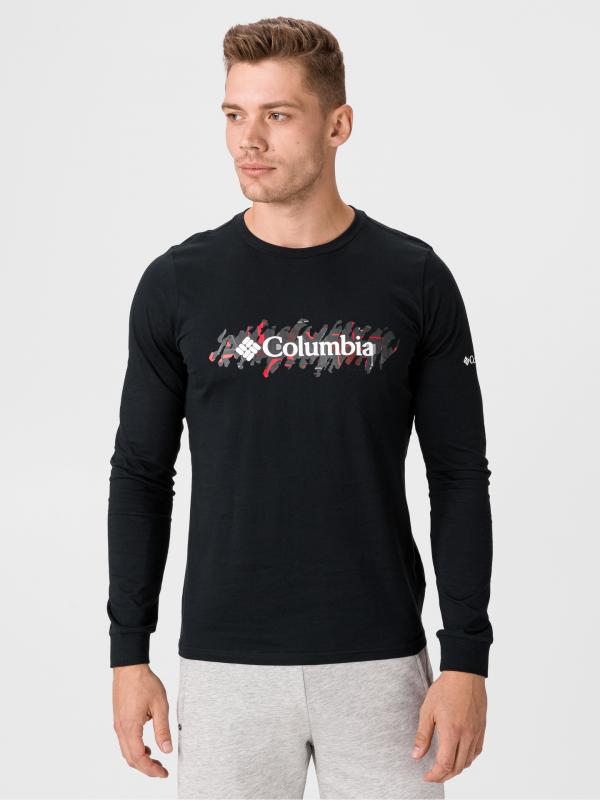 Lodge™ LS Graphic Triko Columbia Černá