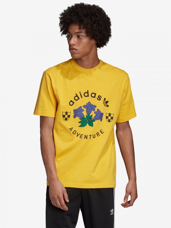 Adventure Graphic Triko adidas Originals Žlutá