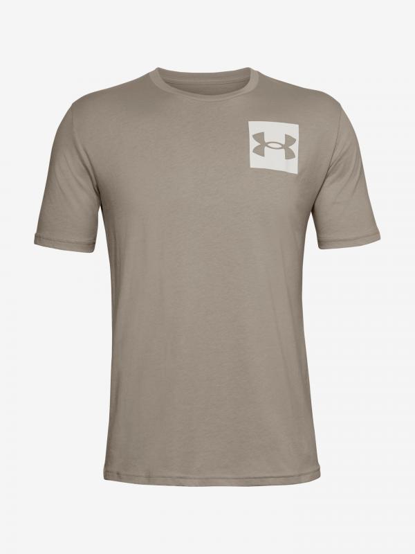 Box Logo Triko Under Armour Šedá