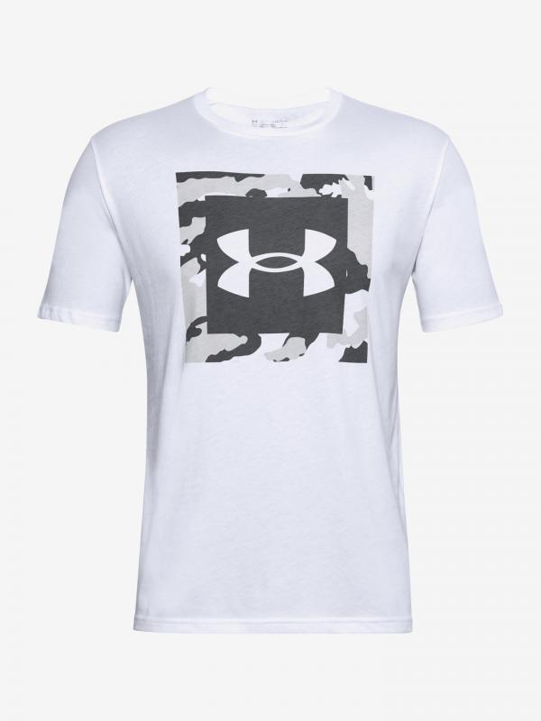 Camo Box Logo Triko Under Armour Bílá