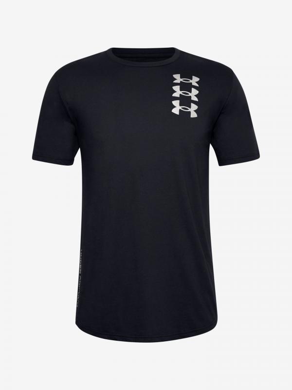 Triple Stack Logo Triko Under Armour Černá