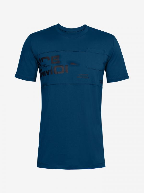 Pocket Triko Under Armour Modrá