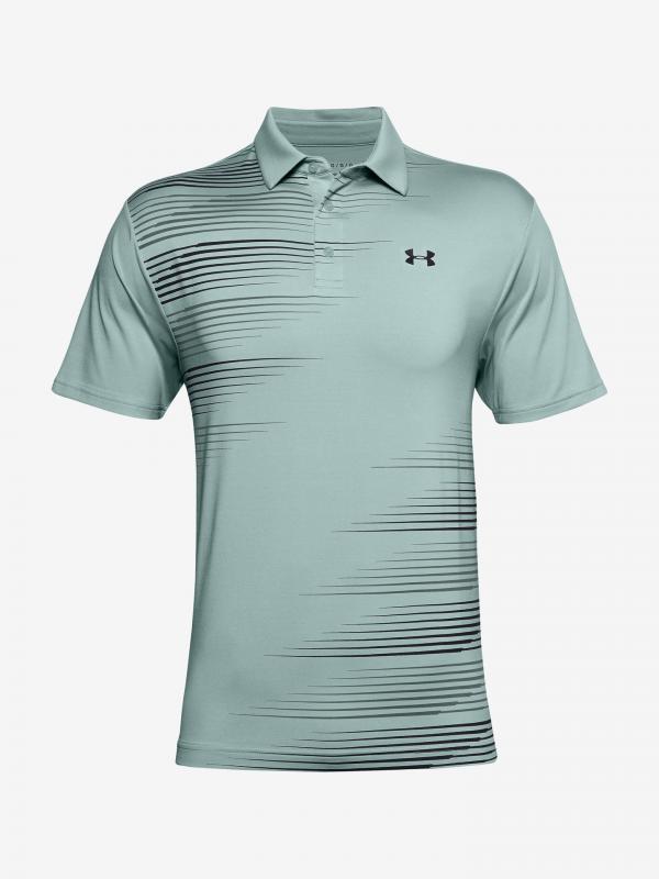 Playoff 2.0 Polo triko Under Armour Zelená
