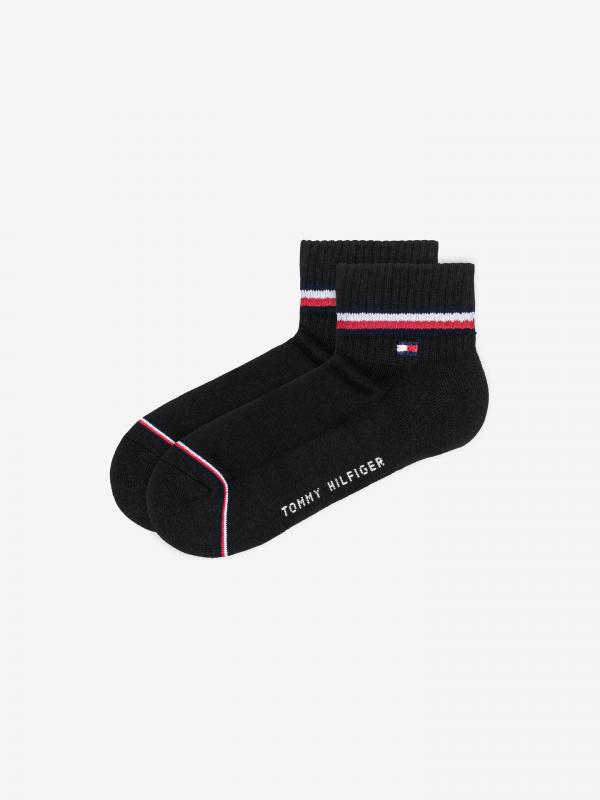Ponožky 2 páry Tommy Hilfiger Černá