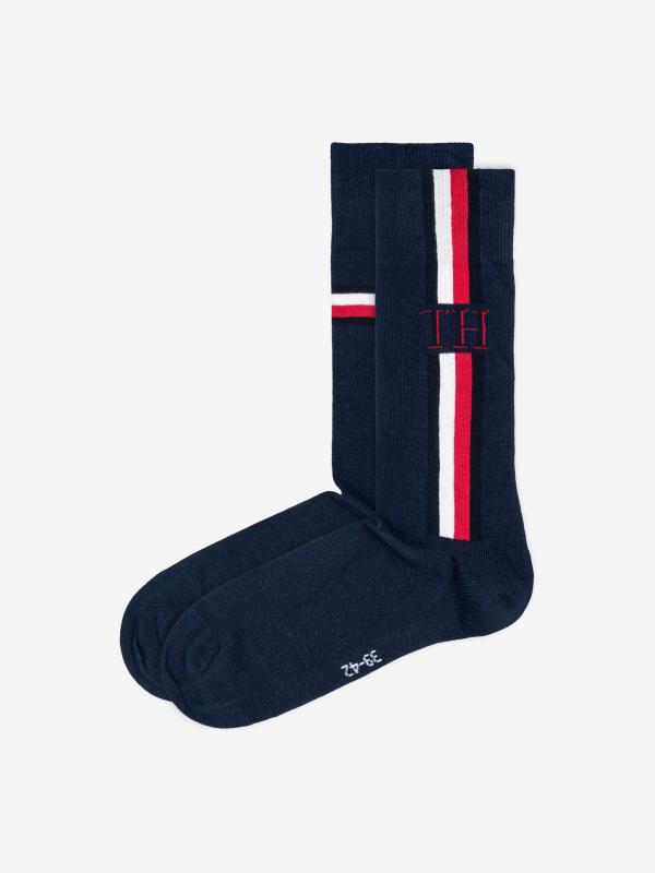 Ponožky 2 páry Tommy Hilfiger Modrá