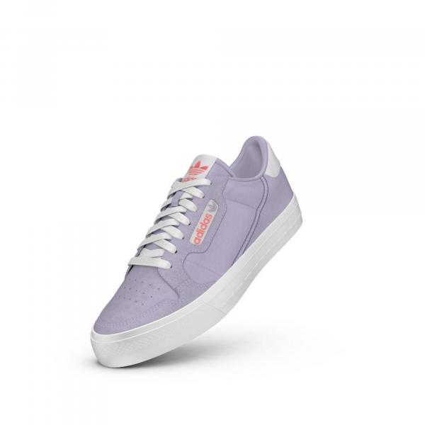 adidas Continental Vulc W Semi Flash Red/ Ftw White/ Ftw White