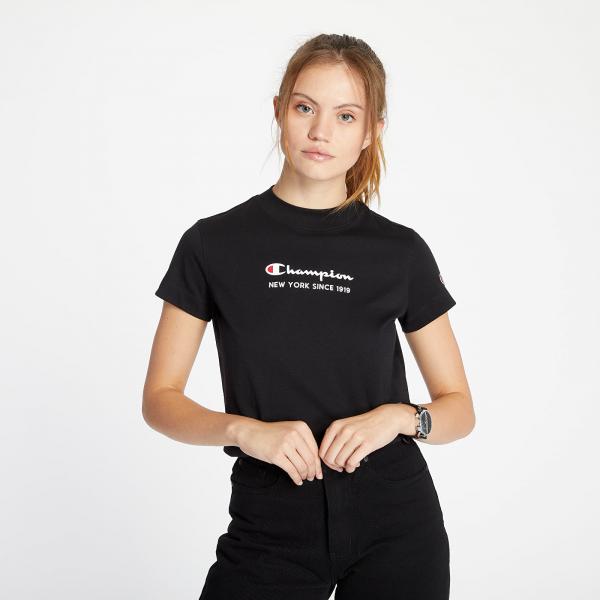 Champion Logo Tee Black