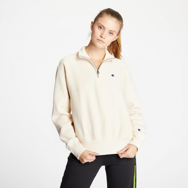 Champion Zip Pullover Beige
