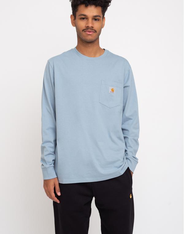 Carhartt WIP L/S Pocket T-Shirt Frosted Blue L