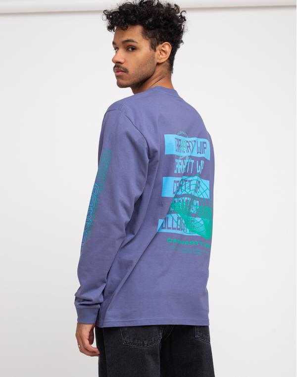 Carhartt WIP L/S Remix T-Shirt Cold Viola L