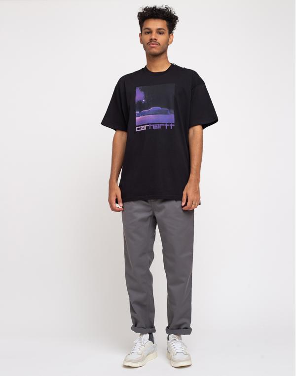 Carhartt WIP S/S Purple Car T-Shirt Black L