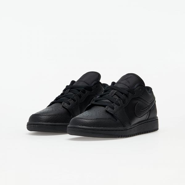 Air Jordan 1 Low (GS) Black/ Black-Black