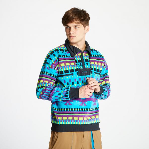 Columbia Powder Keg Fleece Fjord Blue Print/ Black