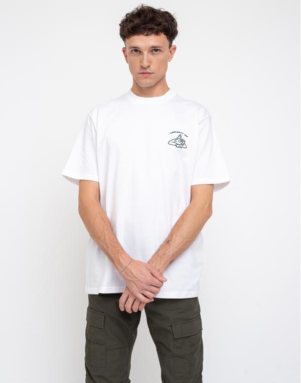 Carhartt WIP S/S Reverse Midas T-Shirt White/Bottle Green L
