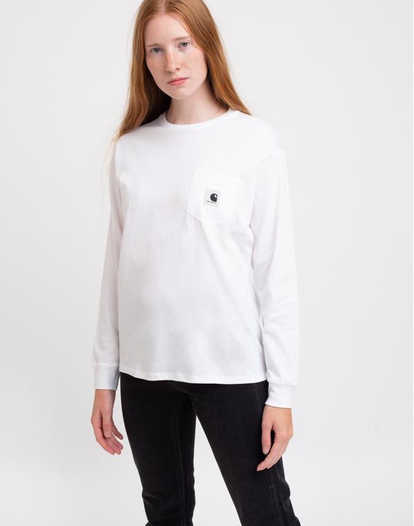 Carhartt WIP W' L/S Pocket T-Shirt White L
