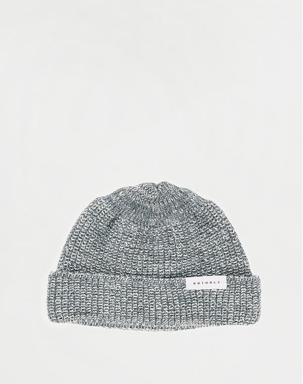 Rotholz Cropped Beanie Grey Melange