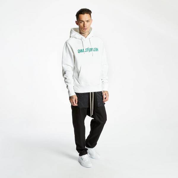 HELMUT LANG Web Standard Hoodie Chalk White