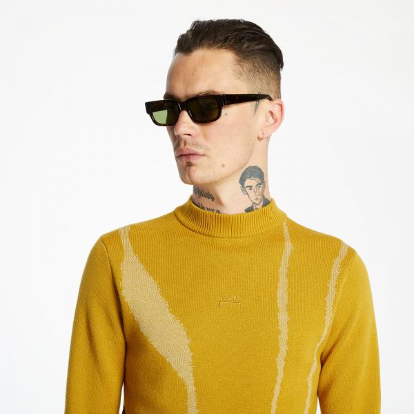 A-COLD-WALL* Terrain Jacquard Knit Jumper Saffron