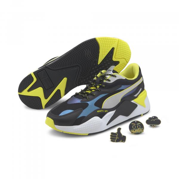Puma RS-X3 x Emoji Puma Black-Puma White