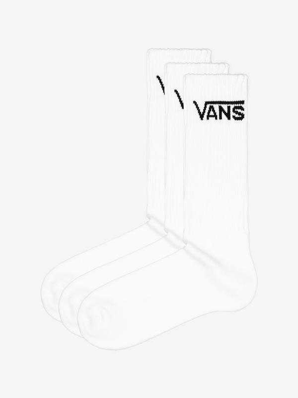 Ponožky Vans Mn Classic Crew (9.5 White) Bílá