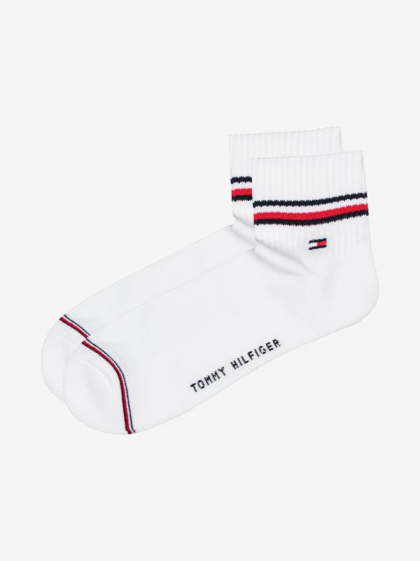 Ponožky 2 páry Tommy Hilfiger Bílá