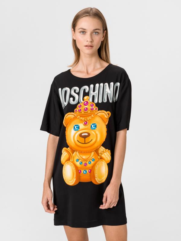 Šaty Moschino Černá