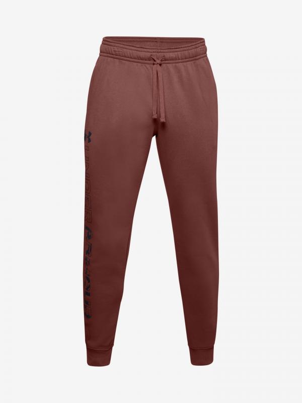 Rival Fleece Graphic Tepláky Under Armour Červená