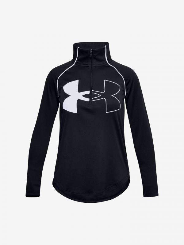 Tech Graphic Logo Half Zip Mikina Under Armour Černá