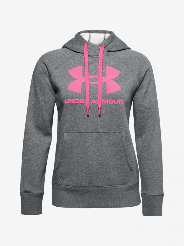 Rival Fleece Logo Mikina Under Armour Šedá