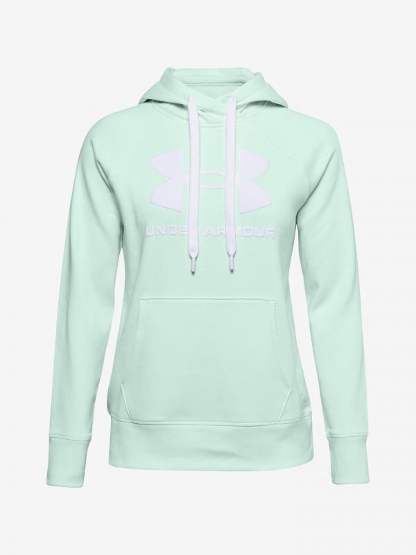 Rival Fleece Logo Mikina Under Armour Modrá