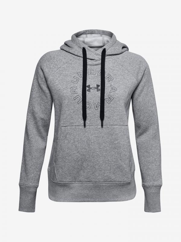 Rival Fleece Metallic Mikina Under Armour Šedá