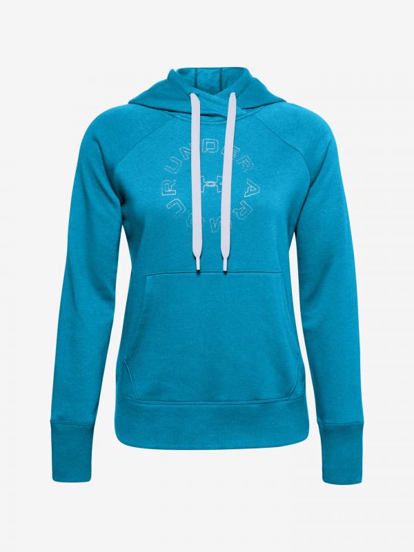 Rival Fleece Metallic Mikina Under Armour Růžová