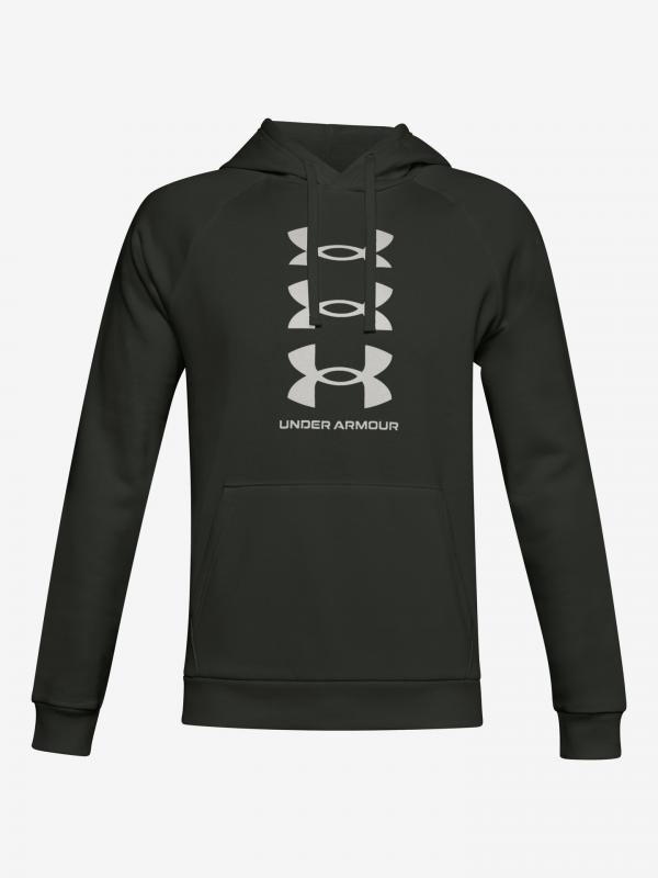 Rival Fleece Multilogo Mikina Under Armour Zelená
