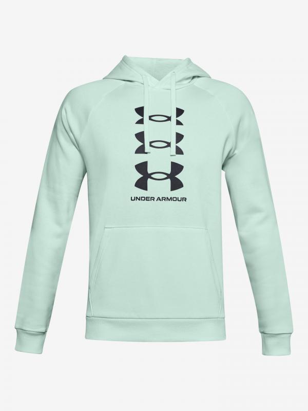 Rival Fleece Multilogo Mikina Under Armour Modrá