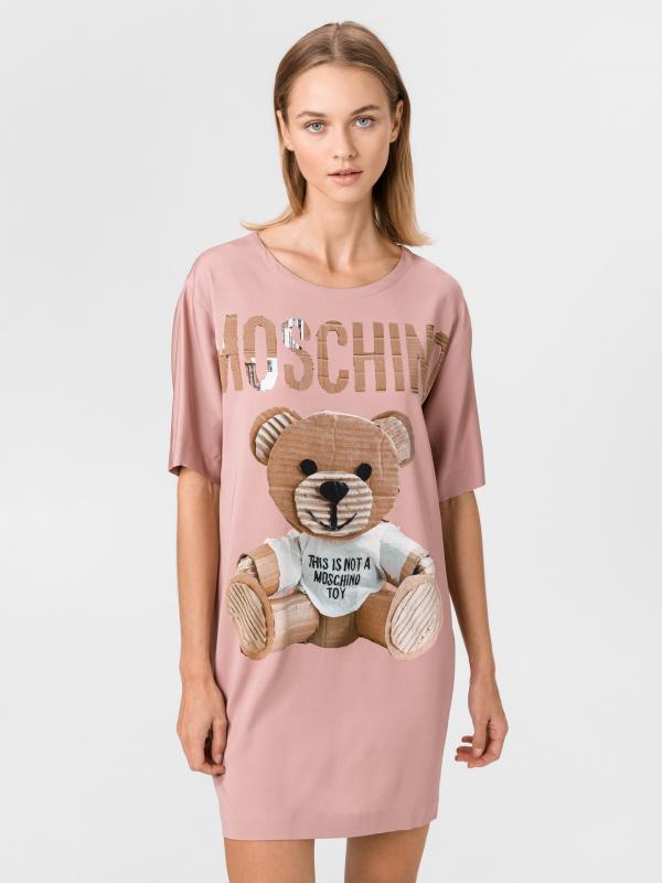 Šaty Moschino Růžová