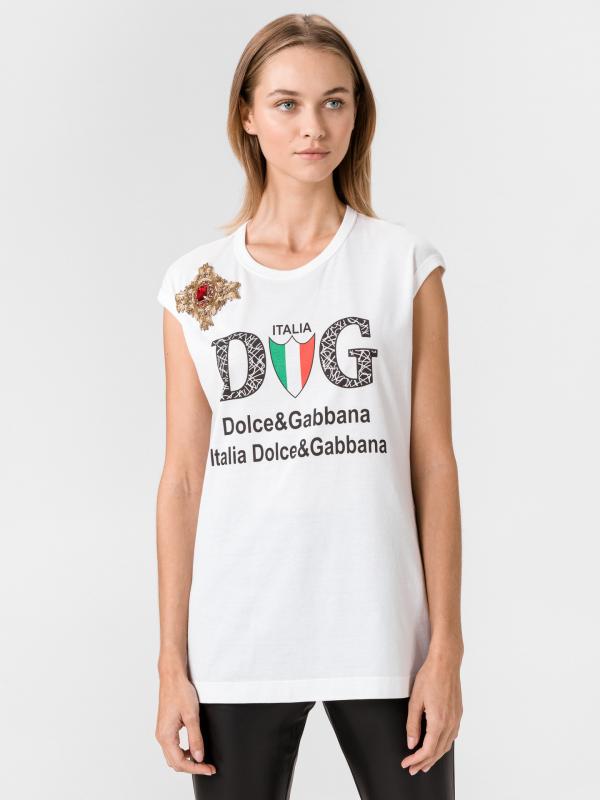 Triko Dolce & Gabbana Bílá
