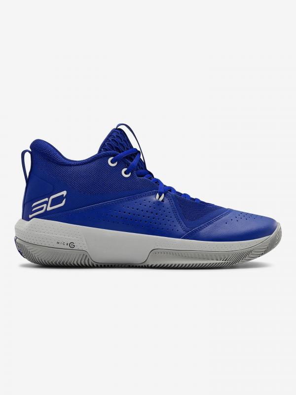 SC 3ZERO IV Basketball Tenisky Under Armour Modrá