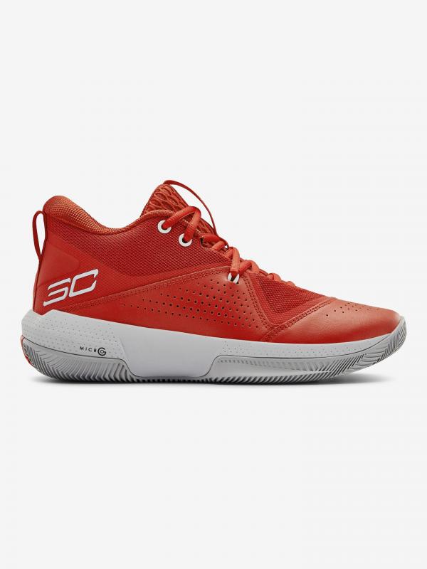 SC 3ZERO IV Basketball Tenisky Under Armour Červená