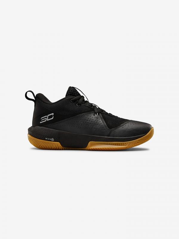 Grade School UA SC 3ZER0 IV Basketball Tenisky dětské Under Armour Černá