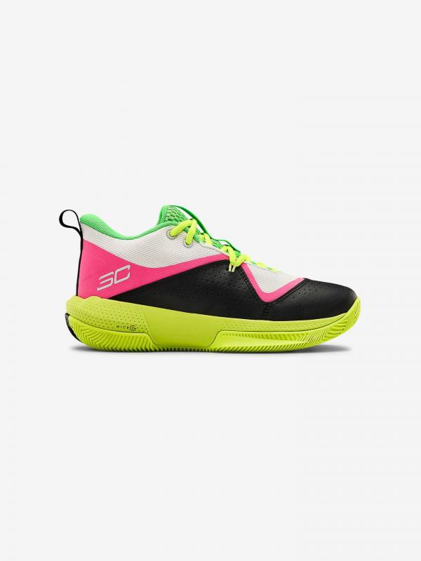 Grade School UA SC 3ZER0 IV Basketball Tenisky dětské Under Armour Růžová