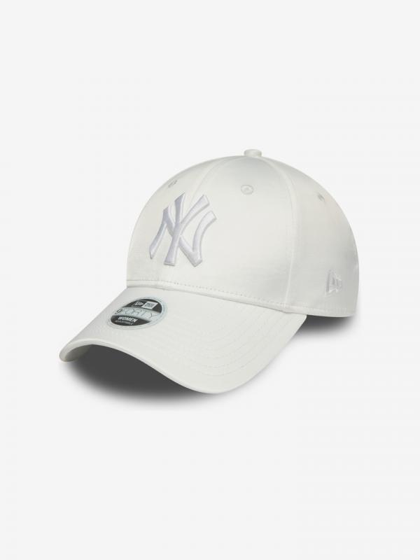 New York Yankees MLB Satin 9Forty Kšiltovka New Era Bílá
