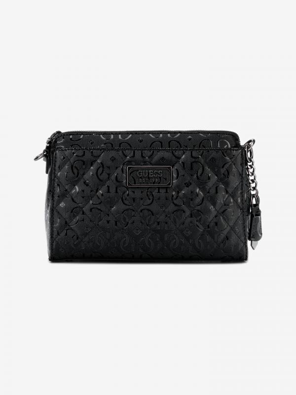 Lola Glossy Logo Cross body bag Guess Černá