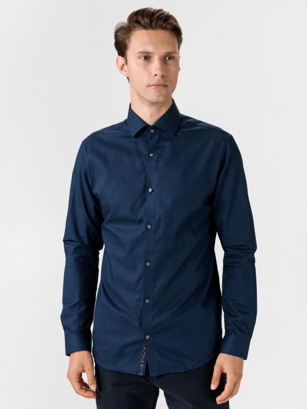 Blaviggo Košile Jack & Jones Modrá
