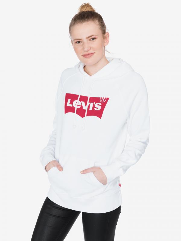 Levi's® Logo Sport Mikina Levi's® Bílá