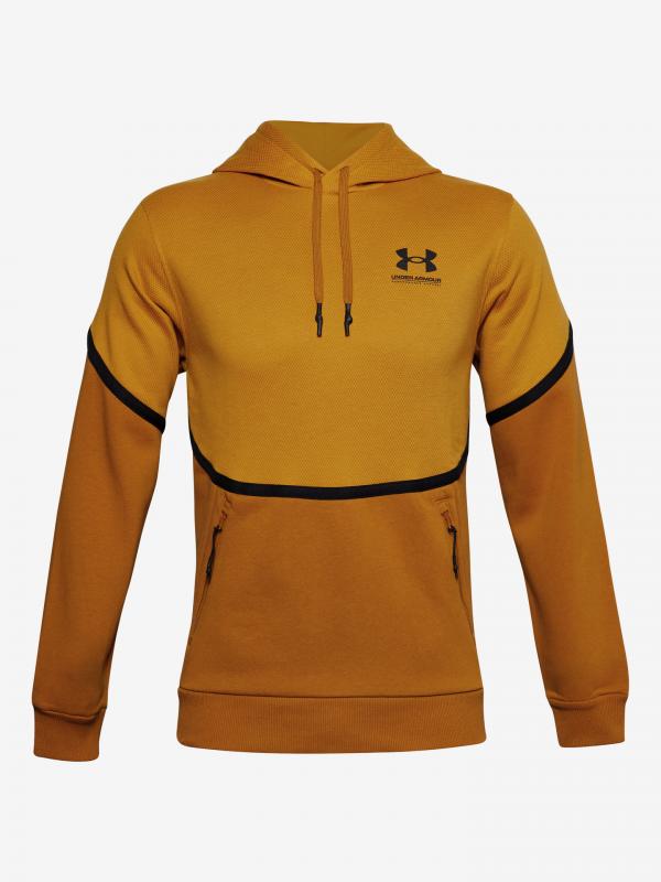 Rival Fleece AMP Mikina Under Armour Žlutá