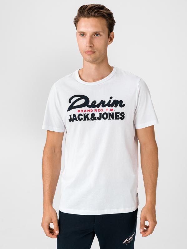 Application Triko Jack & Jones Bílá