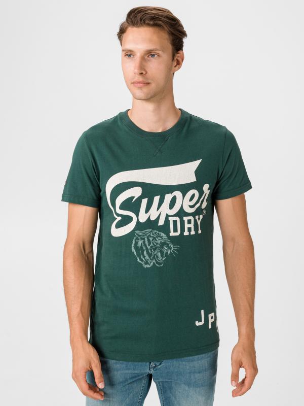 T&F Classic Triko SuperDry Zelená